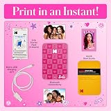 Kodak x Barbie Instant Portable Photo Printer 2x3 Zink Stickers iOS Android view 3