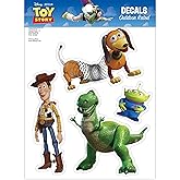 Disney Toy Story Decals - Set of 4 Woody Rex Slinky Dog Alien Vinyl Stickers for Car Laptop Computer Kids Water Bottle Outdoor Waterproof