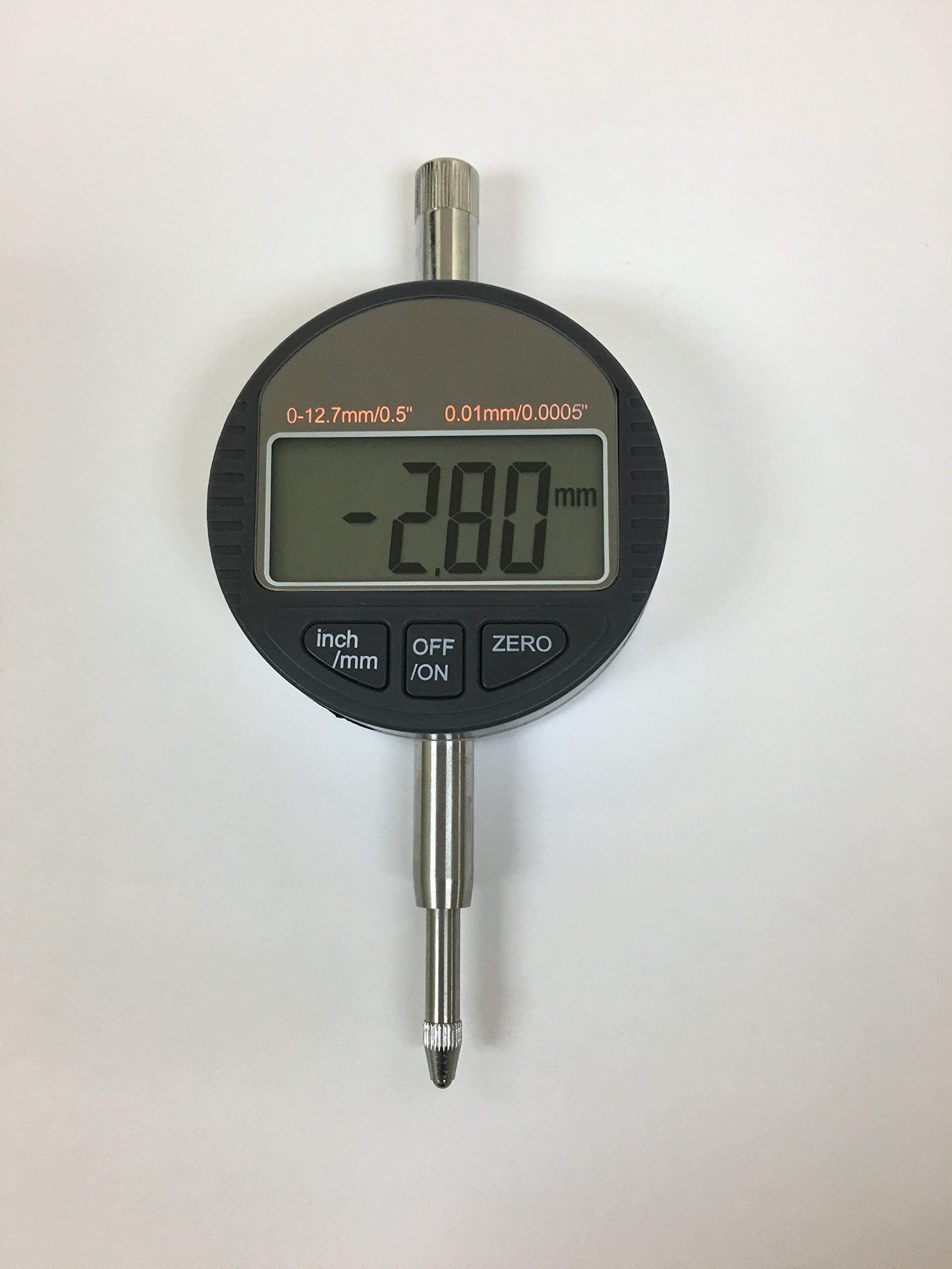 Motionics Digital Dial Indicator 0-12.7mm/0.5'' Range, 0.001mm Resolution