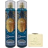 Bath & Body Works Limited Edition Princess Collection Jasmine 2 Fine Fragrance Mists with a Creamy Rose Bar Soap