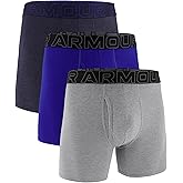 Under Armour mens Multi-pack Performance Tech Mesh Boxerjock Brief, 6" Inseam, All-day Comfort
