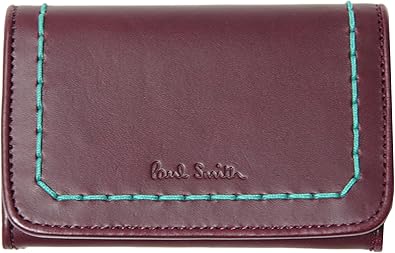 Amazon ポールスミス Paulsmith 名刺入れ ビジネスカード入れ カードケース バーガンディ 本革 U 新品正規品 Paul Smith ポール スミス 名刺入れ