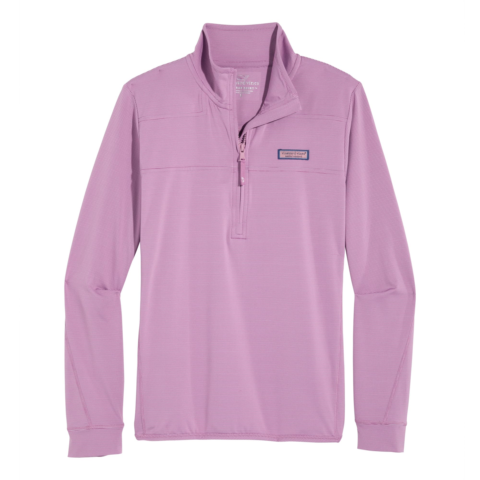 vineyard vines Women’s Sankaty Shep Shirt, Jessie Stripe Mulberry/White Cap