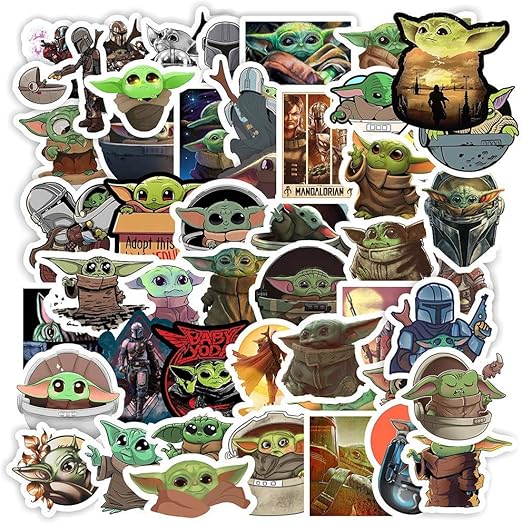 yoda stickers decals