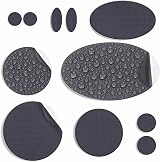 aZengear Self-Adhesive Repair Patches Kit 11 Shapes 30+ Colours Charcoal
