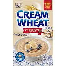 Amazon.com: Cream of Wheat Whole Grain Hot Cereal, 2 1/2 Minute ...