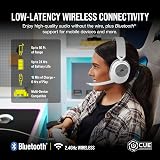 Corsair HS55 Wireless Gaming Headset 2.4GHz Bluetooth Dolby 7.1 White view 3