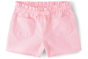 Gymboree Girls' and Toddler Tie Front Linen Shorts