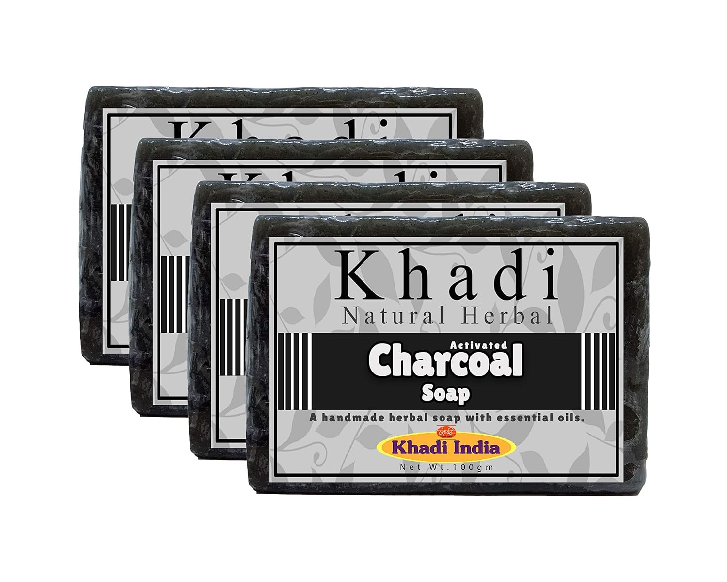 khadi natural herbal charcoal soap