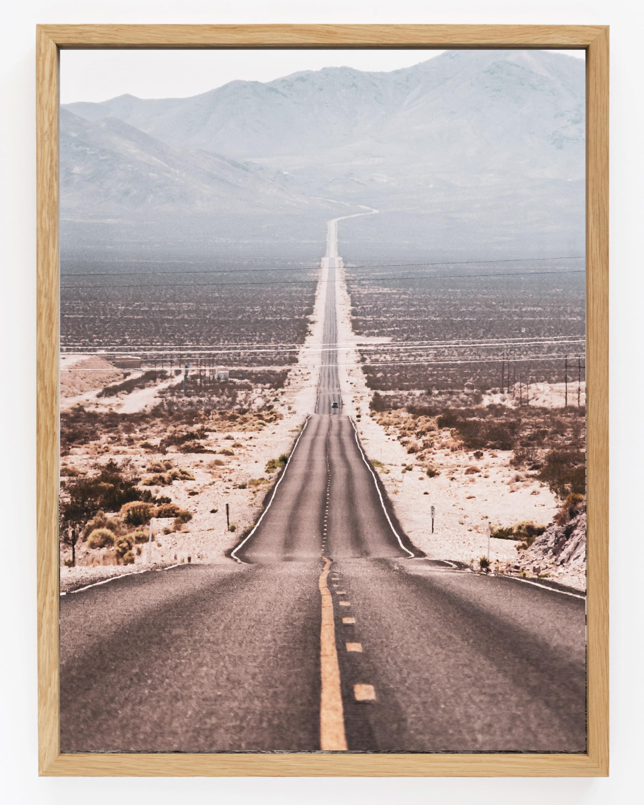 Natural Wood Photo Frame 40 x 50 cm