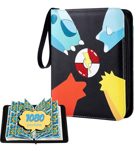 Amazon.com: 9-Pocket Trading Card Binder Holds 900 Cards
