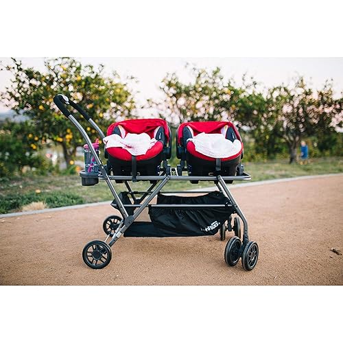 Joovy Twin Roo Car Seat Stroller, Holds Car Seats, Stroller