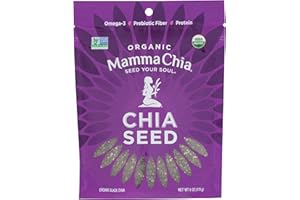 Mamma Chia Organic Seeds, Black, 6 Ounce