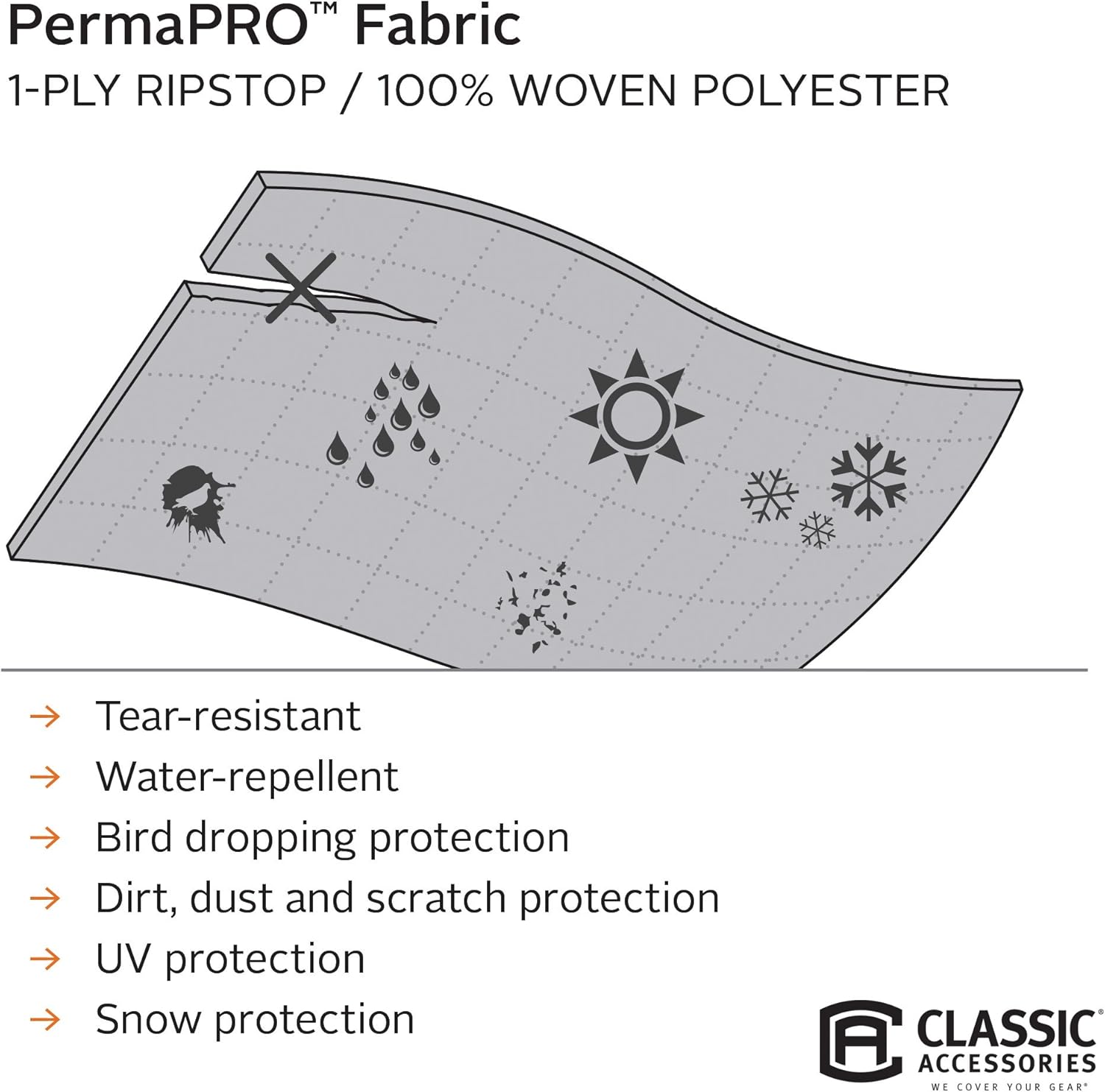 Classic Accessories - 80-416-171001-RT Over Drive PermaPRO Tall Class B RV Cover, Fits 25'-27' RVs: Automotive