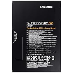 SAMSUNG 870 Evo 1TB 2.5in SATA III Internal Solid