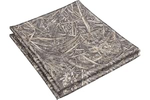 FLYEGO Camo Netting Camouflage Netting, Quiet Camo Mesh Netting Clear View Camo Hunting Blind for Concealment, Tree Stand, Hunting, Sunshade, Decoration, Shooting, Car Cover