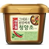 CJ Haechandle Soybean Paste (재래식된장) (Hot Pepper (청양초 된장찌개), 1 Pack)