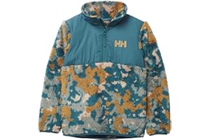 HELLY-HANSEN Helly Hansen Kids Champ 1/2 Zip Midlayer Sweater Jacket, 097 Bubblegum Pink Aop, Size 2