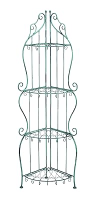 Benzara 63383 Corner Rack with Conventional or Modern Style