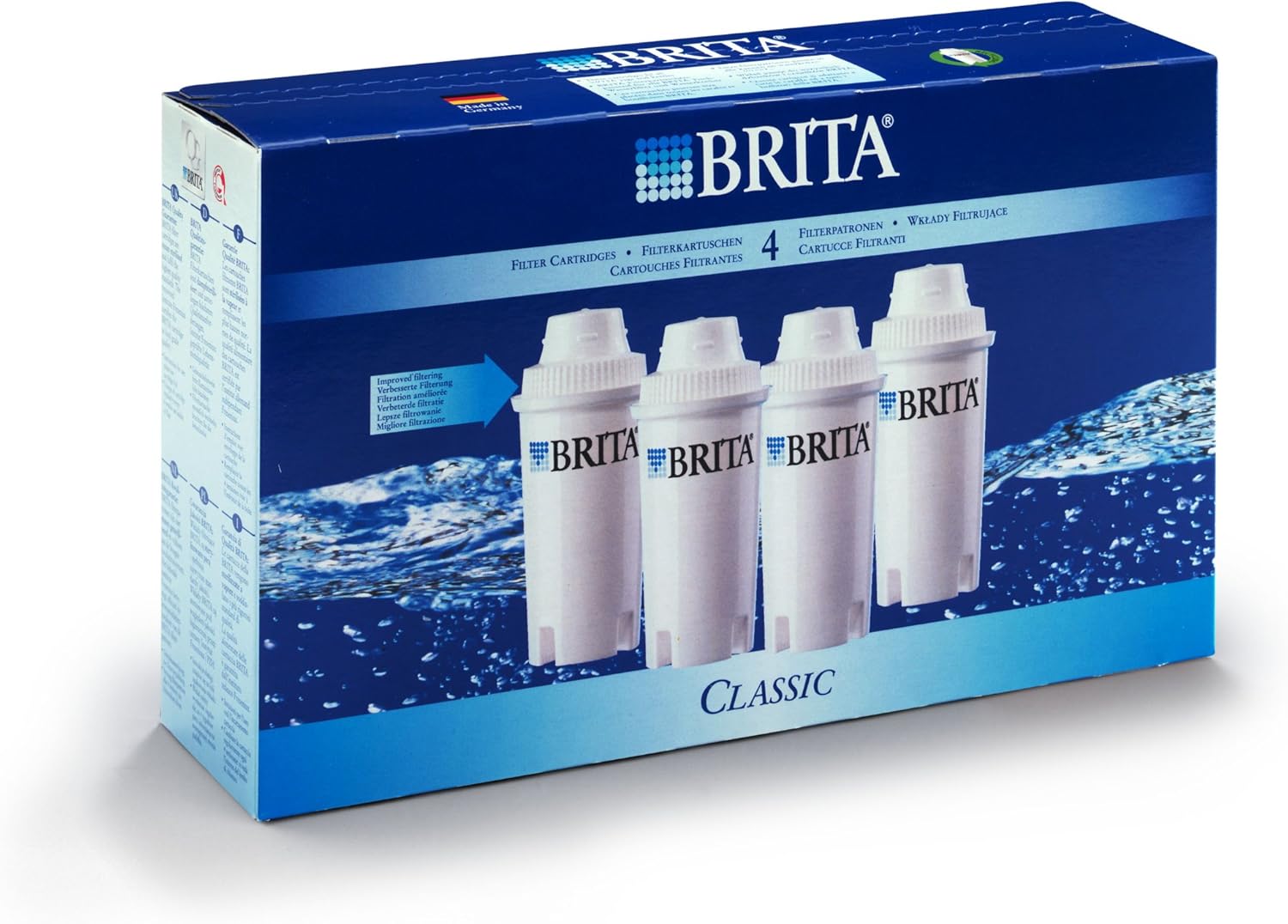 BRITA Classic Water Filter Cartridges, 4 Pack Amazon.co.uk Kitchen & Home