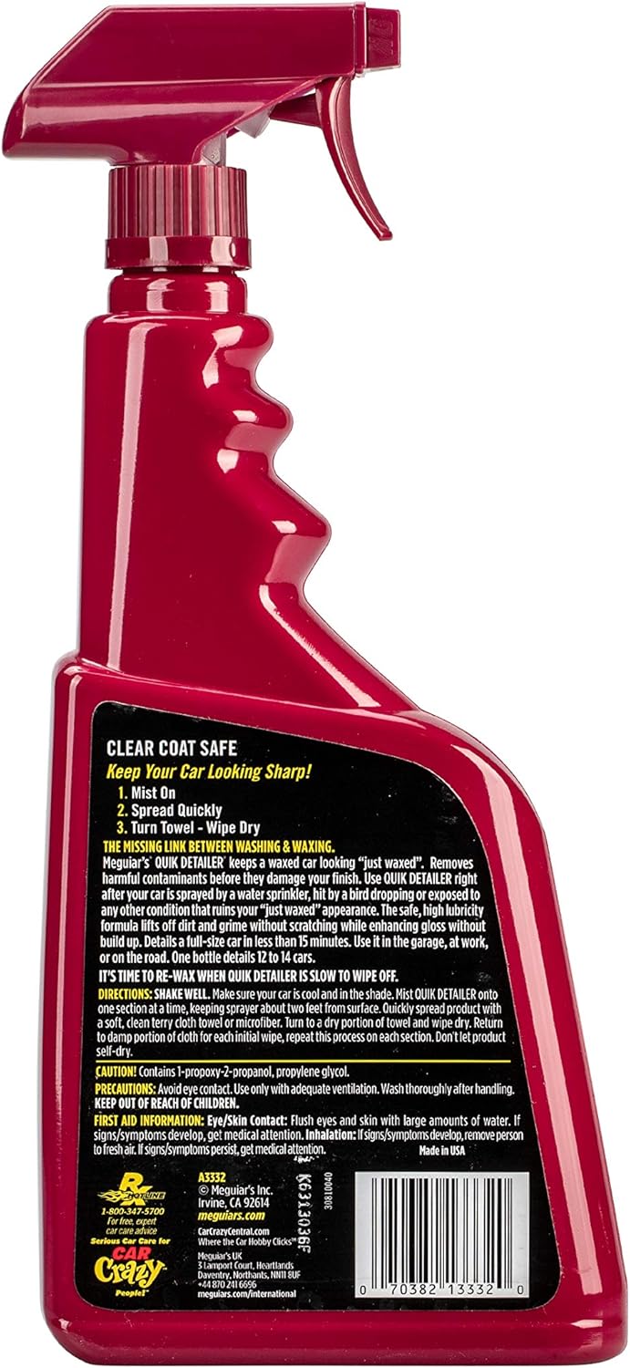 Quik Detailer Mist & Wipe 32Oz: Automotive