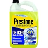Prestone AS253-6PK De-Icer Windshield Washer Fluid (for Temperatures as Low as -34F), 1 Gallon, 6 Pack