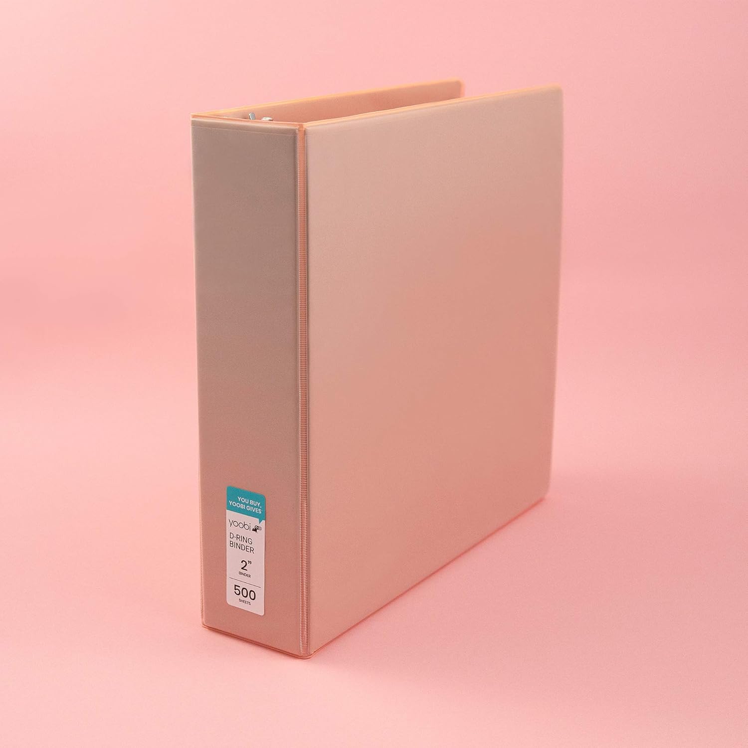 Yoobi | 3-Ring Binders | 2 Inch D-Ring | Solid Multicolor Variety Pack of 4 : Office Products