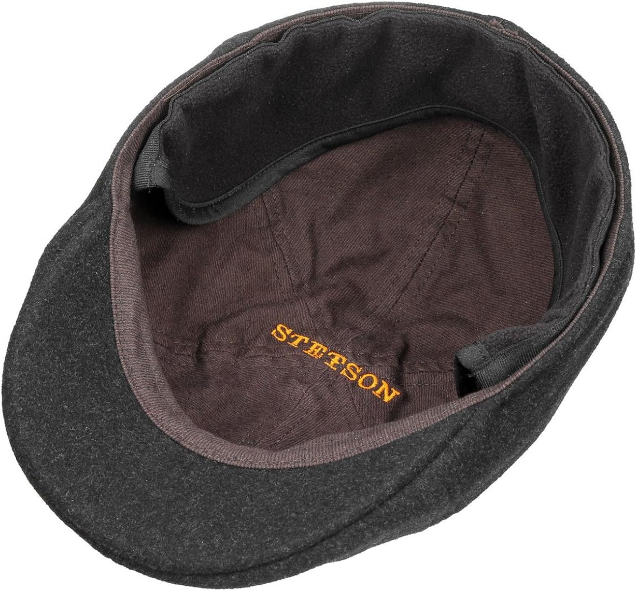 LIERYS Coppola Uomo Lana Cachemire - Cappello Piatto Visiera Made In EU