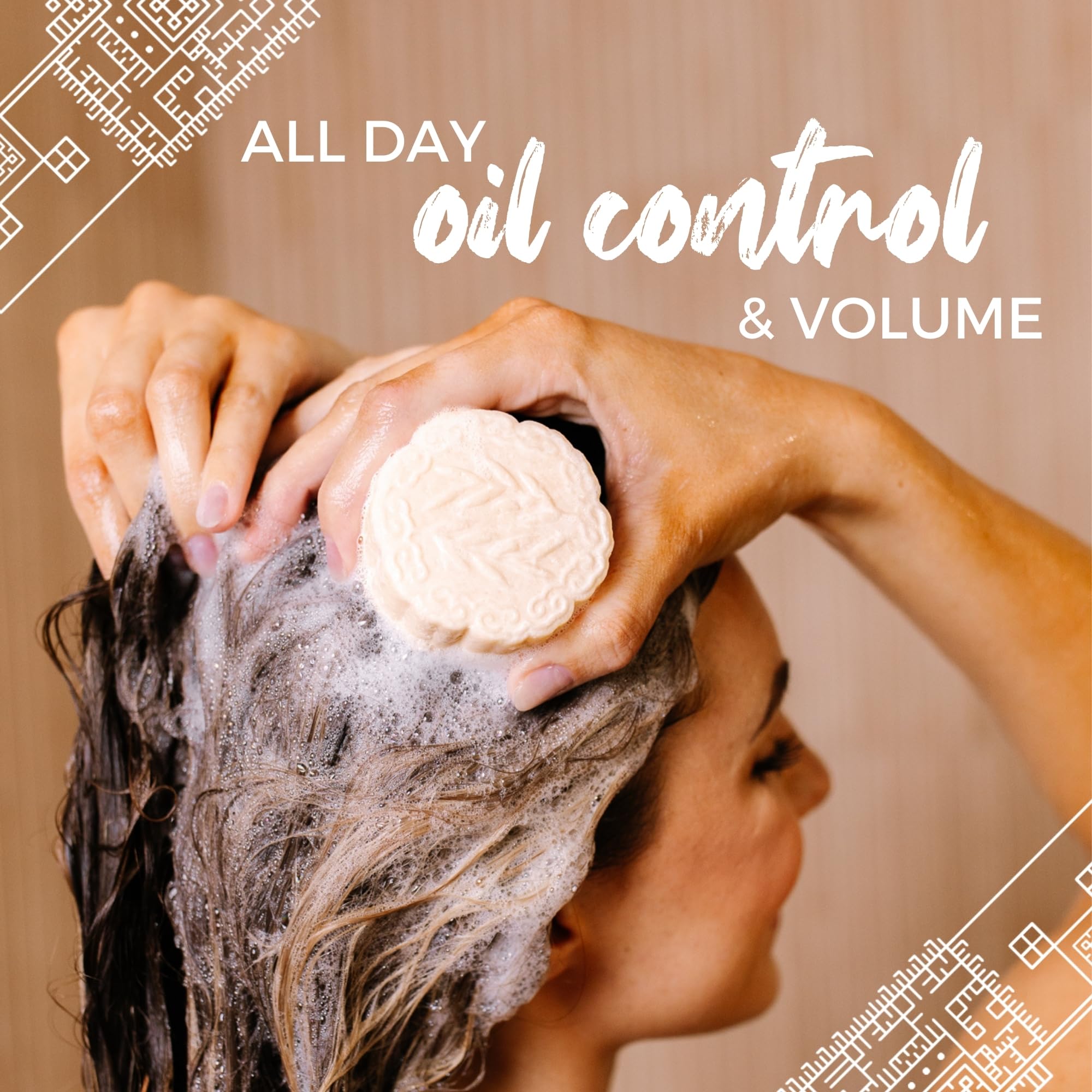 Viori Citrus Yao Shampoo and Conditioner Bar Set Made with Rice Water - Handcrafted Sulfate Free Shampoo and Conditioner