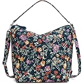 Vera Bradley Women's Cotton Oversized Hobo Shoulder Bag