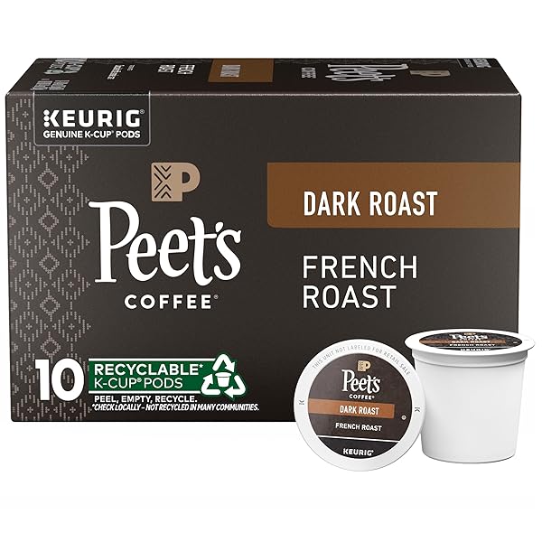 PEET’S COFFEE, DARK ROAST KEURIG K-CUP PODS, 100%...
