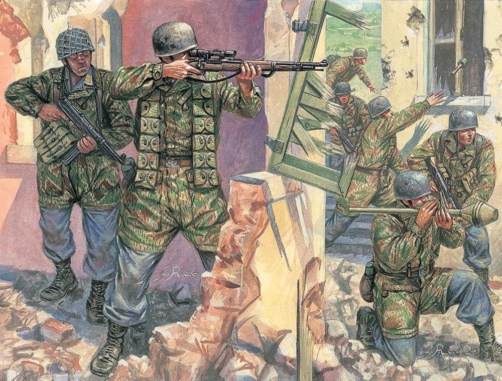 Italeri 510006045 - 1:72 2nd WW German Paratrooper Green, 1/72