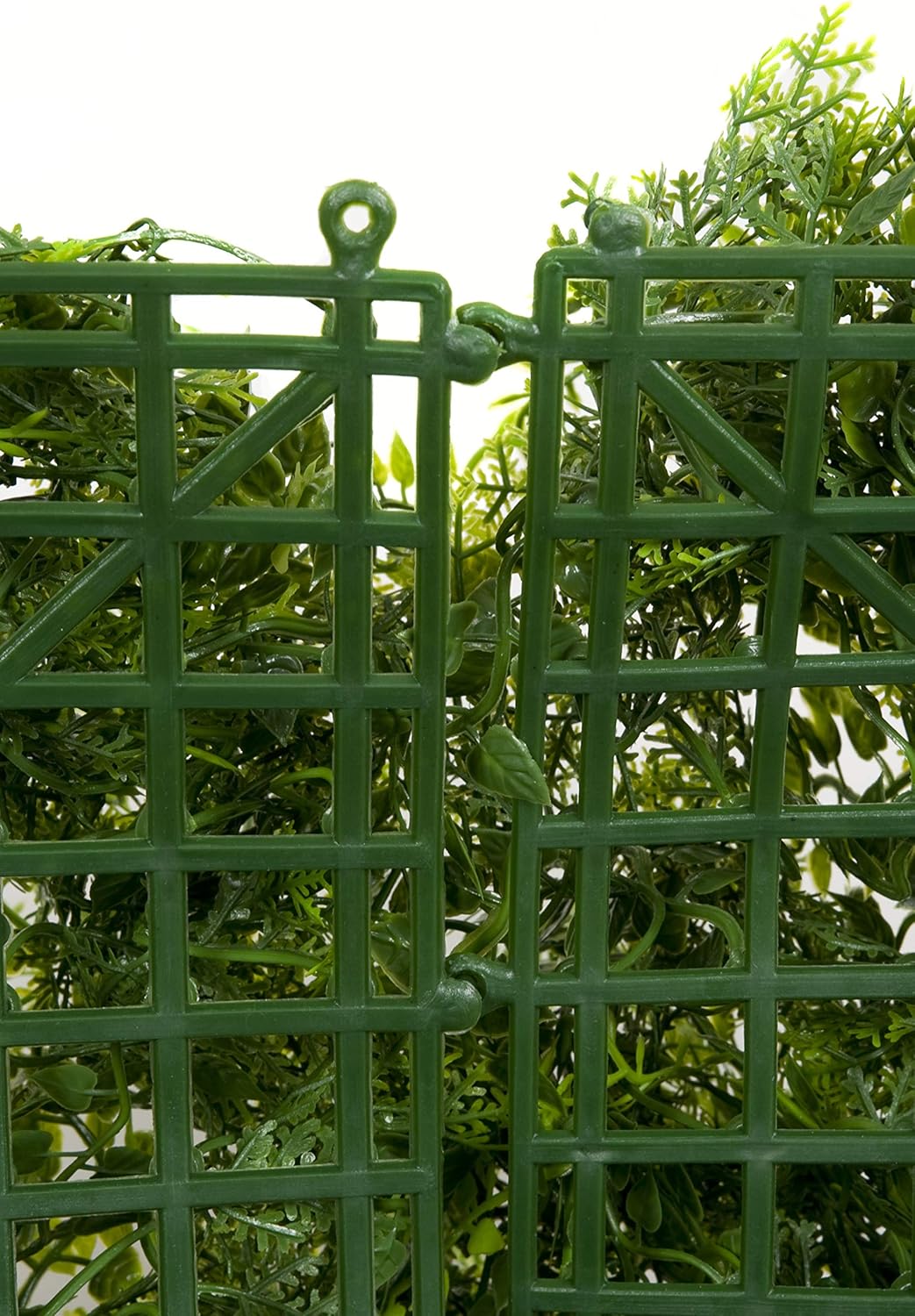 exterior green wall steel matting on Greenbrokers Garden Artificial Single Pack Green Wall Hedge Foliage Small Leaf Uv Stable Vertical Grass Plants Seeds Bulbs