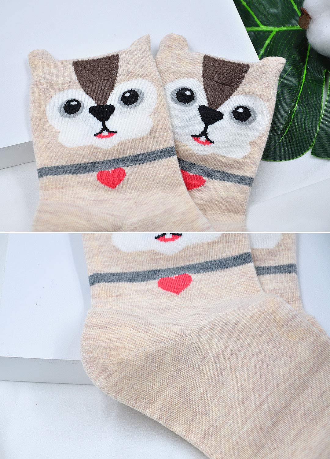 Womens Girls Animal Socks Cute Cartoon Socks Casual Cotton Novelty Crew Socks Gift Socks