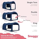 Snuggy Snuggy Pod Bed Canopy Navy Single Bed Tent view 3