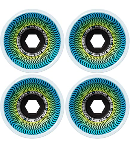 Amazon.com : Spitfire Skateboard Wheels 62mm 80HD Superwides Black