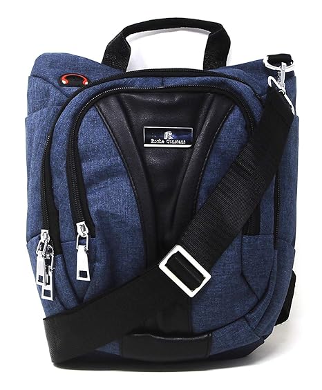 Fusine Roche Constant M4 Traveler Convertible Fabric 2 in 1 Sling Bag with 1 Compartment (Blue)