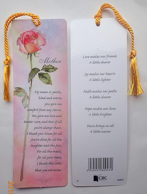 Mother Laminated Bookmark Religious Christian Gift (Mothers Day) Amazon.co.uk Kitchen & Home