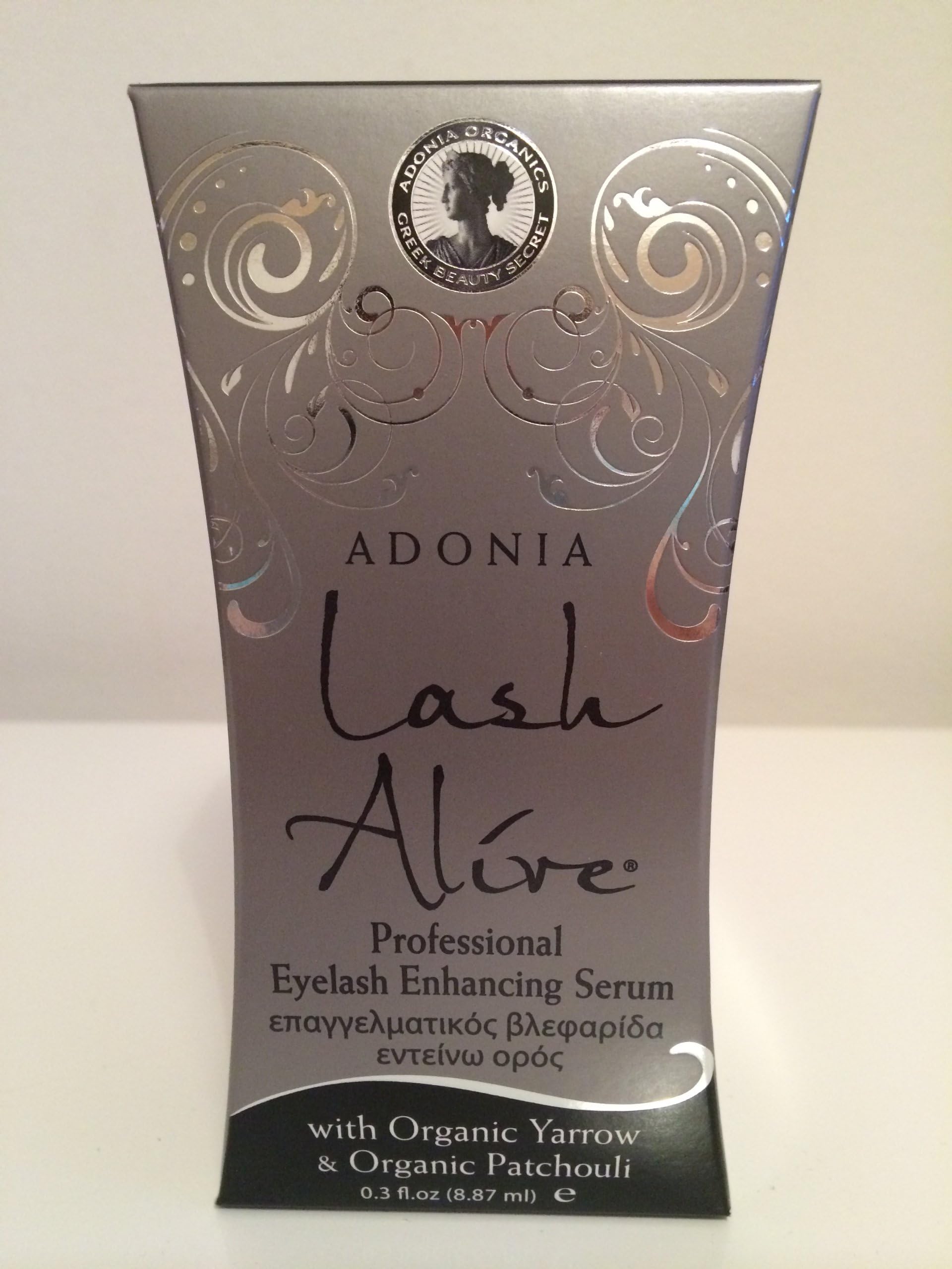 Adonia Organics LashAlive – Organic Lash & Brow Serum – Longer, Thicker Eyelashes & Brows in 21 Days – Natural Growth Formula