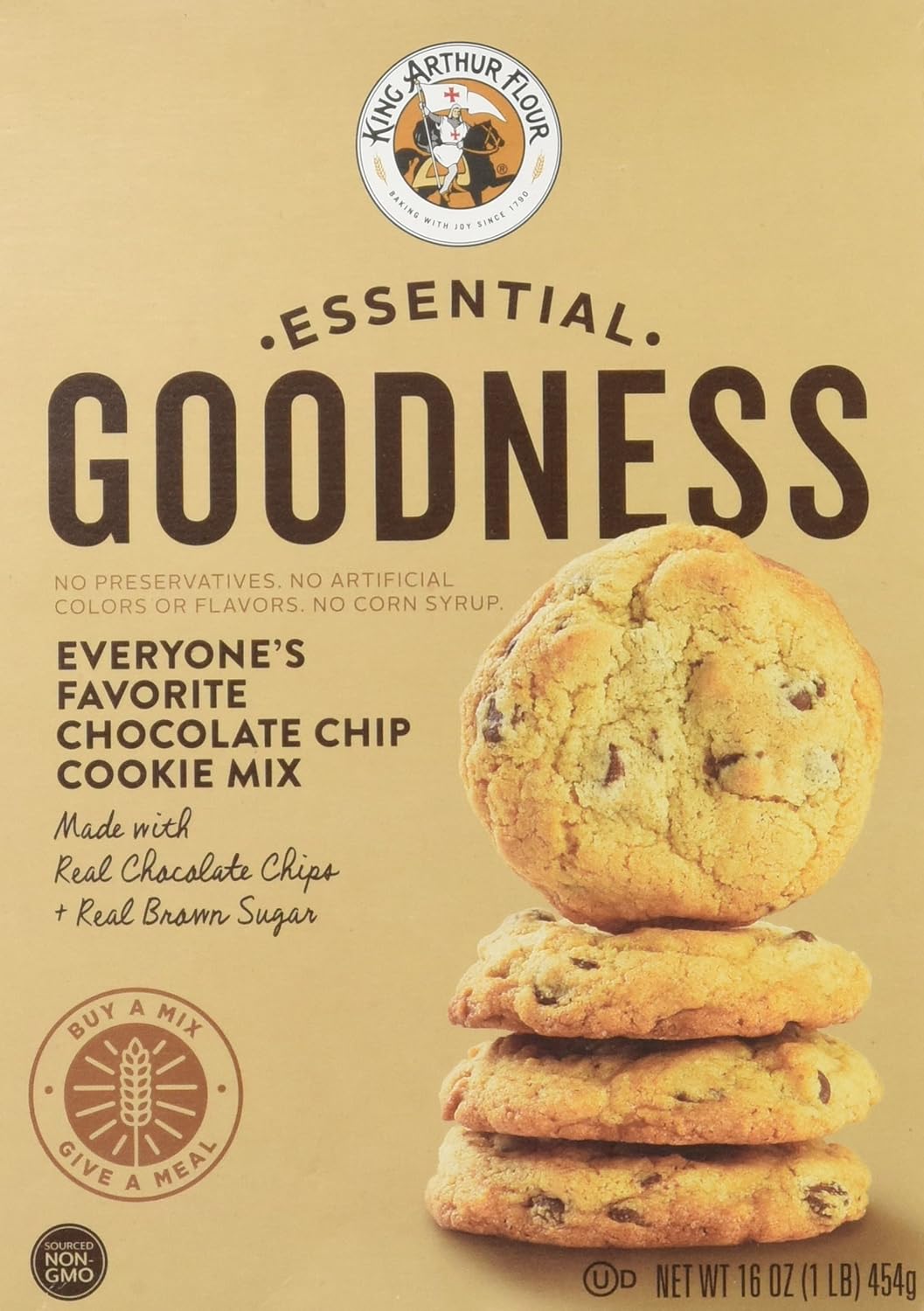 King Arthur Flour Essential Goodness Everyone's Favorite Chocolate Chip Cookie Mix, 16 Ounce