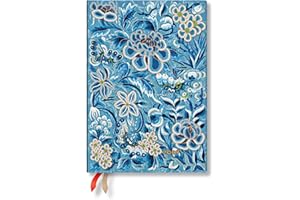 Paperblanks | 2026 Blue Willow | Celebrate Hanfu | 12-Month Planner Flexis | Midi | Horizontal | Elastic Band | 176 Pg | 100 GSM