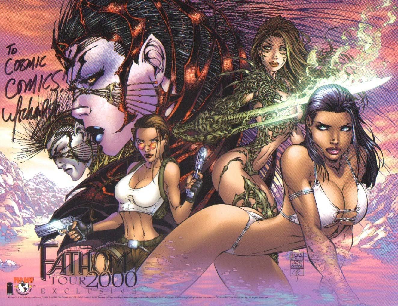 Get Sexy Witchblade Lara Croft Tomb Raider Fathom Comic Shop 34 By 22 Promo Poster Michael Turner Art Amazon Co Uk Welcome Free HD Get Wallpaper Sexy Witchblade Lara Croft Tomb Raider Fathom Comic Shop 34 By 22 Promo Poster Michael Turner Art Amazon Co Uk Welcome For iPhone Free
