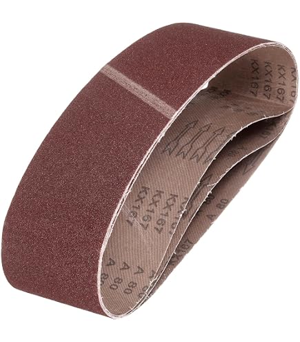 8x19 Sanding Belts 80 Grit – 10-Pack Aluminum Oxide For Clarke EZ-8 Drum Sander, Floor Refinishing & Woodworking