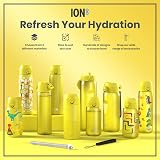 Ion8 Lightweight Stainless Steel Water Bottle 600 ml Yellow Non-Insulated view 7