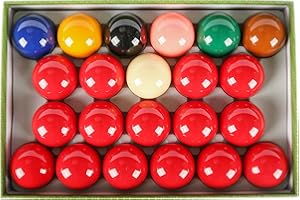 ASKA Billiards Snooker Balls Set, 22 Balls Including a Cue Ball