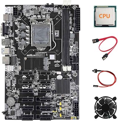 Lodokdre B75 ETH Mining Motherboard 12 PCIE LGA1155 MSATA DDR3 BTC Miner