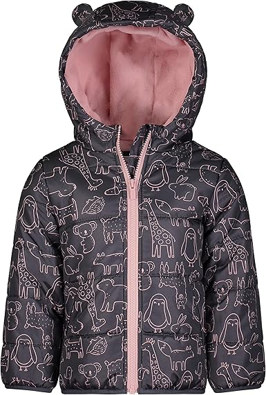 girls fleece lined coat
