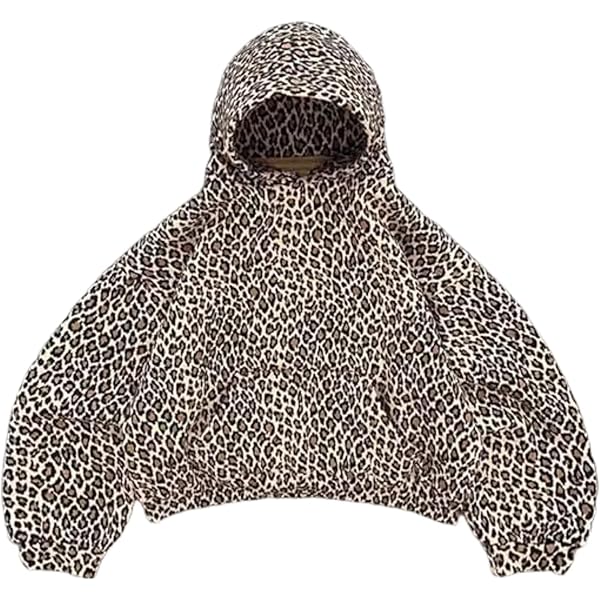 00s leopard fur zip hoodie y2k お兄系 ギャル Amazon.com: MIFJNF Cheetah Hoodie for Women Oversized