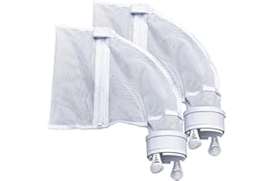 JAMBER Nylon Mesh Pool Cleaner Bags,Bag Zipper Replacement for Polaris 280 & 480 Pool Cleaner All Purpose filter Bag for 280 Polaris Replacement Bags,Pool Cleaner Replacement Part K13 K16, 2 pack