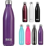 Penguin Cold Insulated Stainless Steel Bottle - 25 oz. BPA-free Water Bottle with Stainless Steel Lid